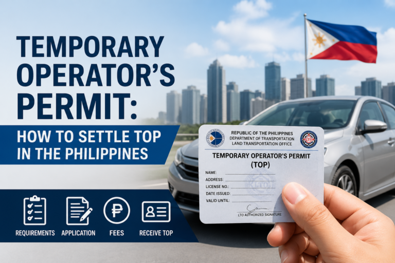 Temporary Operator's Permit
