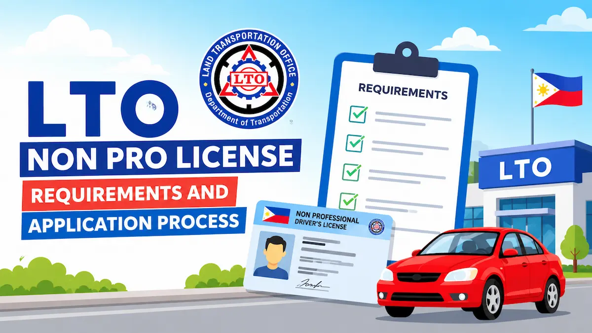 LTO Non Pro License Requirements and Application Process
