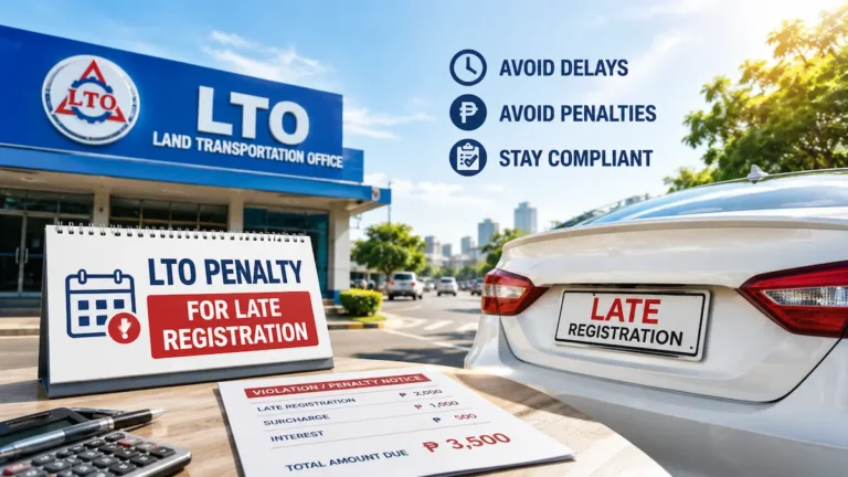 LTO Penalty for Late Registration