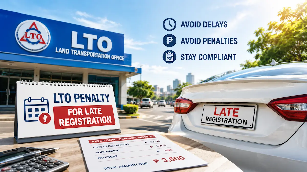 LTO Penalty for Late Registration